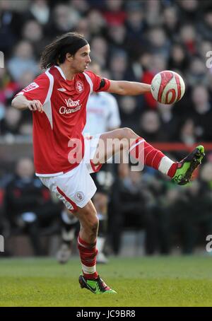 GEORGE BOYD Nottingham Forest FC ANGLETERRE NOTTINGHAM TRENT BRIDGE 06 Mars 2010 Banque D'Images