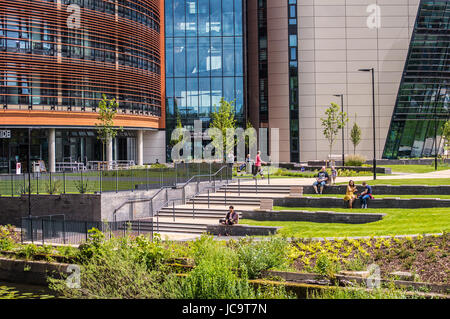 Vijay Patel building de l'Université de Montfort, Leicester, Angleterre Banque D'Images