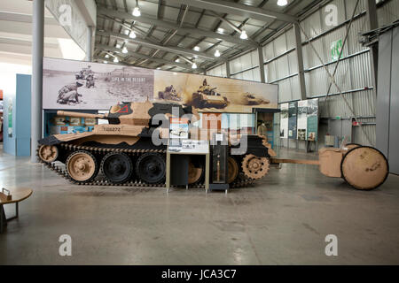 Tank Museum, Dorset, Angleterre- près de 300 véhicules de 26 pays, troisième plus grande collection de véhicules blindés dans le monde. Banque D'Images