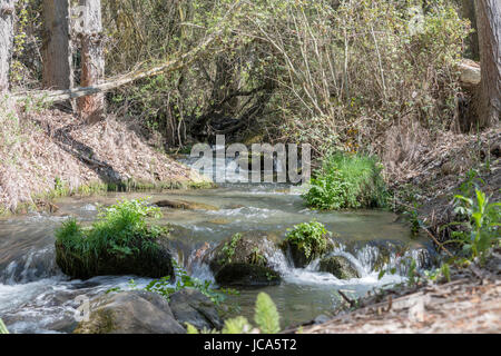 Cascade dans les montagnes de l'andalousie espagne Banque D'Images