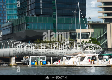 Webb le pont sur la rivière Yarra, Melbourne, Australie Banque D'Images