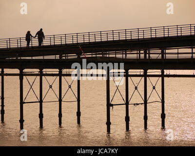 Jetée de Southend, Southend On Sea, Essex, Angleterre, RU, > Banque D'Images