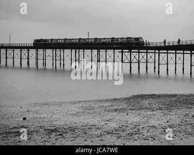 Jetée de Southend, Southend On Sea, Essex, Angleterre, RU, > Banque D'Images