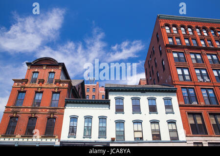 Portland, Maine, USA - 5 juillet 2016 - L'architecture ancienne à Portland. Portland est la plus grande ville de l'Etat américain de l'Oregon et le siège de mul Banque D'Images