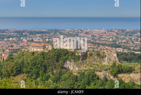 Castello Malaspina di massa toscane italie. Banque D'Images