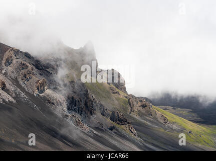 En vue du sommet du cratère de volcan Haleakala sur Maui Banque D'Images