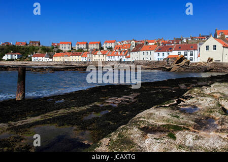 Les chalets, village de pêcheurs de Pittenweem, Ecosse, Royaume-Uni Banque D'Images