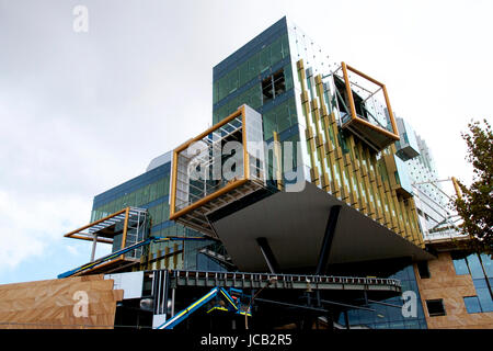 Février, 14, 2017. Newcastle NSW Australie : Nouvel Espace est une cité de l'éducation de 95 millions d'élaboration par l'Université de Newcastle dans la ville. Banque D'Images