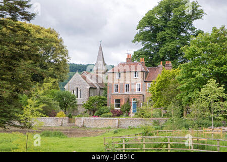 Le village rural de South Stoke près de Arundel, West Sussex, England, UK Banque D'Images