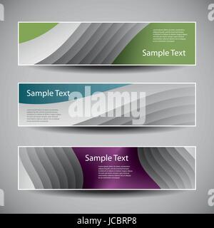 En-tête d'un bandeau ou d'un design avec motif à rayures - Illustration Résumé librement modifiable et évolutive au format vectoriel Illustration de Vecteur