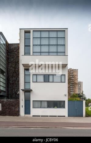 Belgique, Anvers, La Maison Guiette conçu par Le Corbusier Banque D'Images