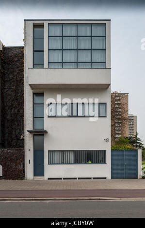 Belgique, Anvers, La Maison Guiette conçu par Le Corbusier Banque D'Images