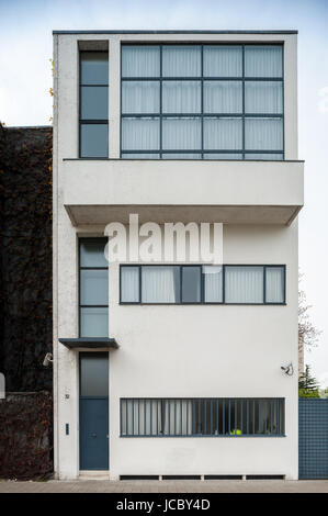 Belgique, Anvers, La Maison Guiette conçu par Le Corbusier Banque D'Images