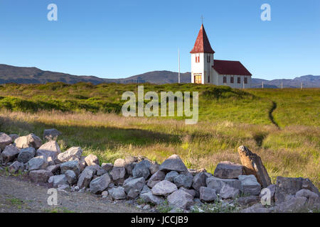 Dans l'Église Arnarstapi Islande Hellnar Banque D'Images