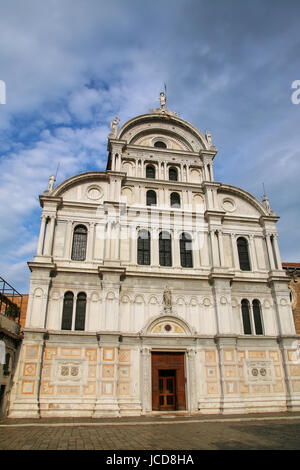 L'église San Zaccaria à Venise, Italie. Elle est dédiée à St Zacharie, le père de Jean le Baptiste. Banque D'Images