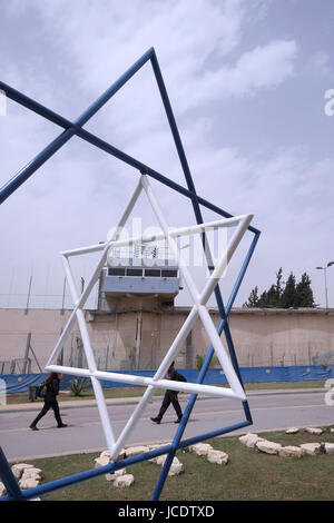 Eshel prison près de la ville de Beer-sheva dans le sud d'Israël Banque D'Images