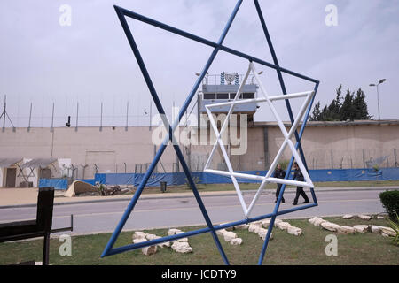 Eshel prison près de la ville de Beer-sheva dans le sud d'Israël Banque D'Images