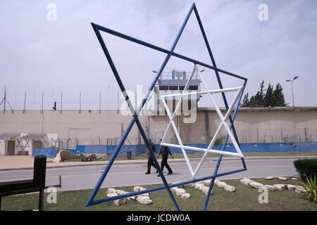 Eshel prison près de la ville de Beer-sheva dans le sud d'Israël Banque D'Images