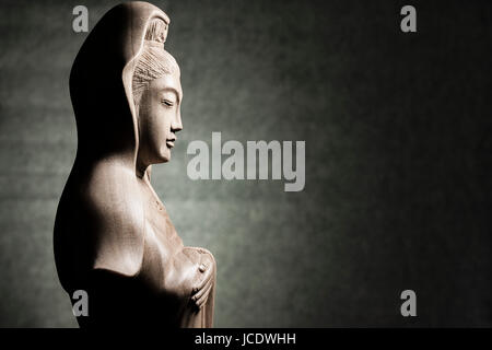 Avalokitasvara/Bodhisattva Guan Yin/Guanshiyin 觀音/觀世音 sculpture/觀自在 觀音菩薩/菩薩/觀自在菩薩 觀世音菩薩 ///像 Banque D'Images