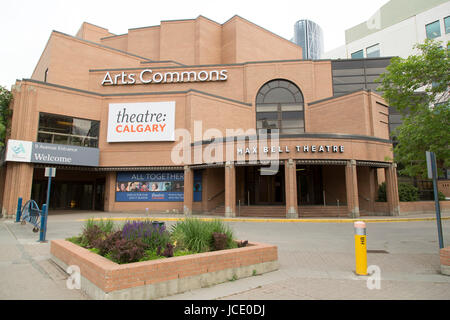 Le Max Bell Theatre de Calgary, Canada. Le théâtre fait partie de l'Art communes. Banque D'Images