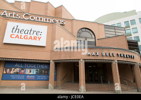 Le Max Bell Theatre de Calgary, Canada. Le théâtre fait partie de l'Art communes. Banque D'Images