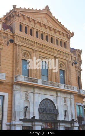 Cinéma Comedia, Passeig de Gràcia, Barcelone, Espagne Banque D'Images