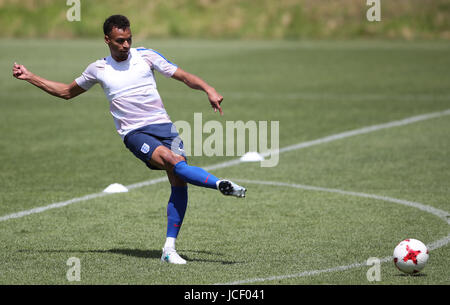 Angleterre U21's Jacob Murphy au cours de la session de formation à l'Arena de Kolporter Kielce, Pologne. Banque D'Images