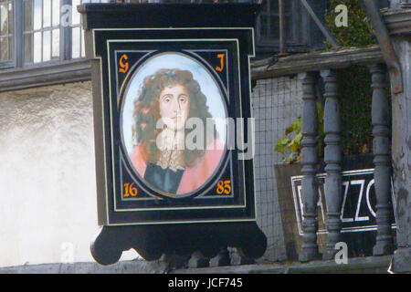 Dorchester, Royaume-Uni. 15 Juin, 2017. Juge Jeffreys restaurant et café, sur une journée ensoleillée à Dorchester Crédit : Stuart fretwell/Alamy Live News Banque D'Images