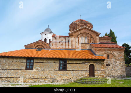 Église de Sainte Mère de Dieu, Saint Peribleptos Bogorodica Perivlepta, vieille ville, Ohrid, Macédoine Banque D'Images