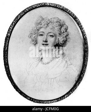 Portrait de Jeanne Bécu, comtesse du Barry (1743-1793). Favori de Louis XV. Banque D'Images