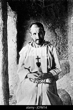 Prêtre Charles de Foucauld (1858-1916), ermite du Sahara Banque D'Images