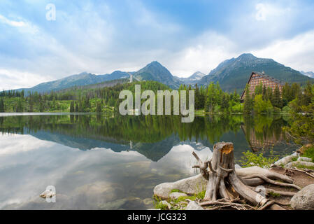 Strbske Pleso, Slovaquie (Hautes Tatras) Banque D'Images