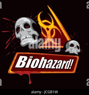 Symbole Biohazard Illustration de Vecteur