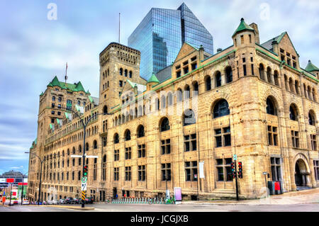 Gare Windsor, un patrimoine gare à Montréal, Canada Banque D'Images