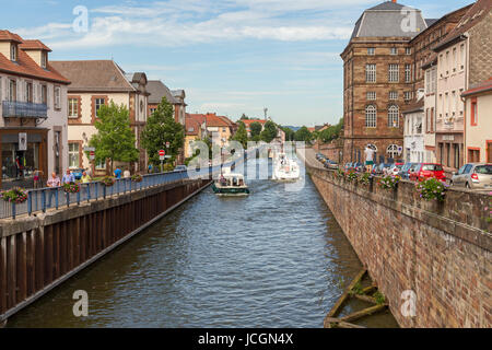 Canal de la Marne au Rhin Banque D'Images