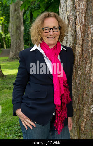 Juliet Davenport, directeur général d'une bonne énergie, un fournisseur d'énergie verte à Chippenham, Wiltshire, Royaume-Uni. Banque D'Images