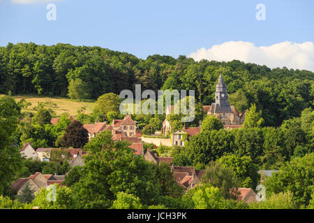 La France, l'Orne (61), Moutiers-au-Perche, le village // France, Orne, Moutiers au Perche, le village Banque D'Images