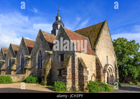 La France, l'Orne (61), Moutiers-au-Perche, l'église Notre-Dame du Mont-Harou // France, Orne, Moutiers au Perche, l'église Notre Dame du Mont Harou Banque D'Images