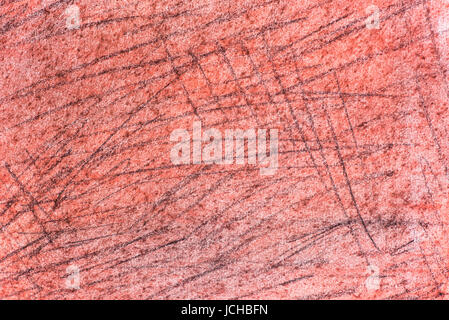 Couleur rouge pastel art texture d'arrière-plan Banque D'Images