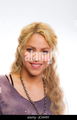 Shakira de la série de NBC, "The Voice" au The Langham Huntington Pasadena le 22 avril 2013, à Pasadena, en Californie. Photo par Francis Specker Banque D'Images