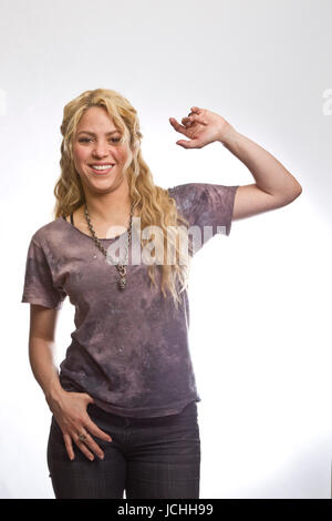 Shakira de la série de NBC, "The Voice" au The Langham Huntington Pasadena le 22 avril 2013, à Pasadena, en Californie. Photo par Francis Specker Banque D'Images