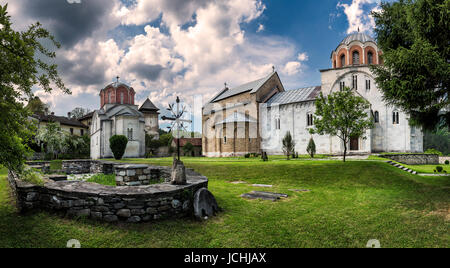 Le monastère de studenica, 12ème siècle monastère orthodoxe serbe, situé à proximité de ville de Kraljevo Banque D'Images