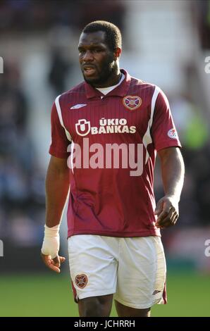 CHRISTIAN NADE COEUR DE MIDLOTHIAN FC HEARTS V HIBERNIAN ÉDIMBOURG MURRAYFIELD, Angleterre, 07 novembre 2009 GAA3041 ATTENTION ! Cette photo ne peut être utilisée que pour les journaux et/ou à des fins d'édition de magazines. Ne peut être utilisé pour l'utilisation en ligne/Internet, ni pour les publications impliquant 1 joueur, 1 ou 1 Concours Club, sans l'autorisation écrite de Football DataCo Ltd. Pour toute question, veuillez communiquer avec le Football DataCo Ltd au  +44 (0) 207 864 9121 Banque D'Images