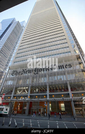 Le New York Times Building New York USA Banque D'Images