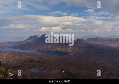 Baosbheinn de cornes de Alligin Banque D'Images