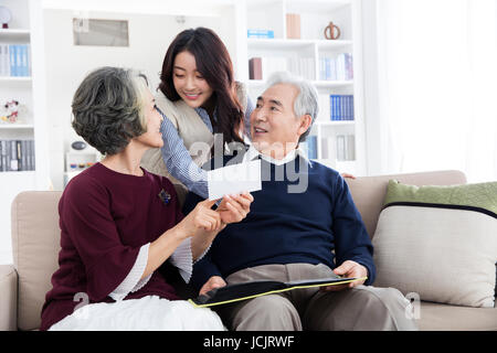 Famille harmonieuse Banque D'Images