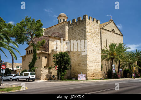 Mallorca - alcudia - église paroissiale de Sant Jaume 1 Banque D'Images