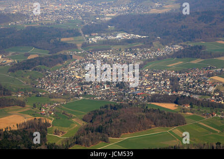 Seon argovie suisse Vue aérienne photo photographie Banque D'Images