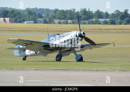 Messerschmitt Bf 109 Allemand world war 2 fighter à l'IWM Duxford Banque D'Images