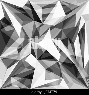 Triangle coloré vecteur abstrait géométrique décoration polygonale fond gris Illustration de Vecteur